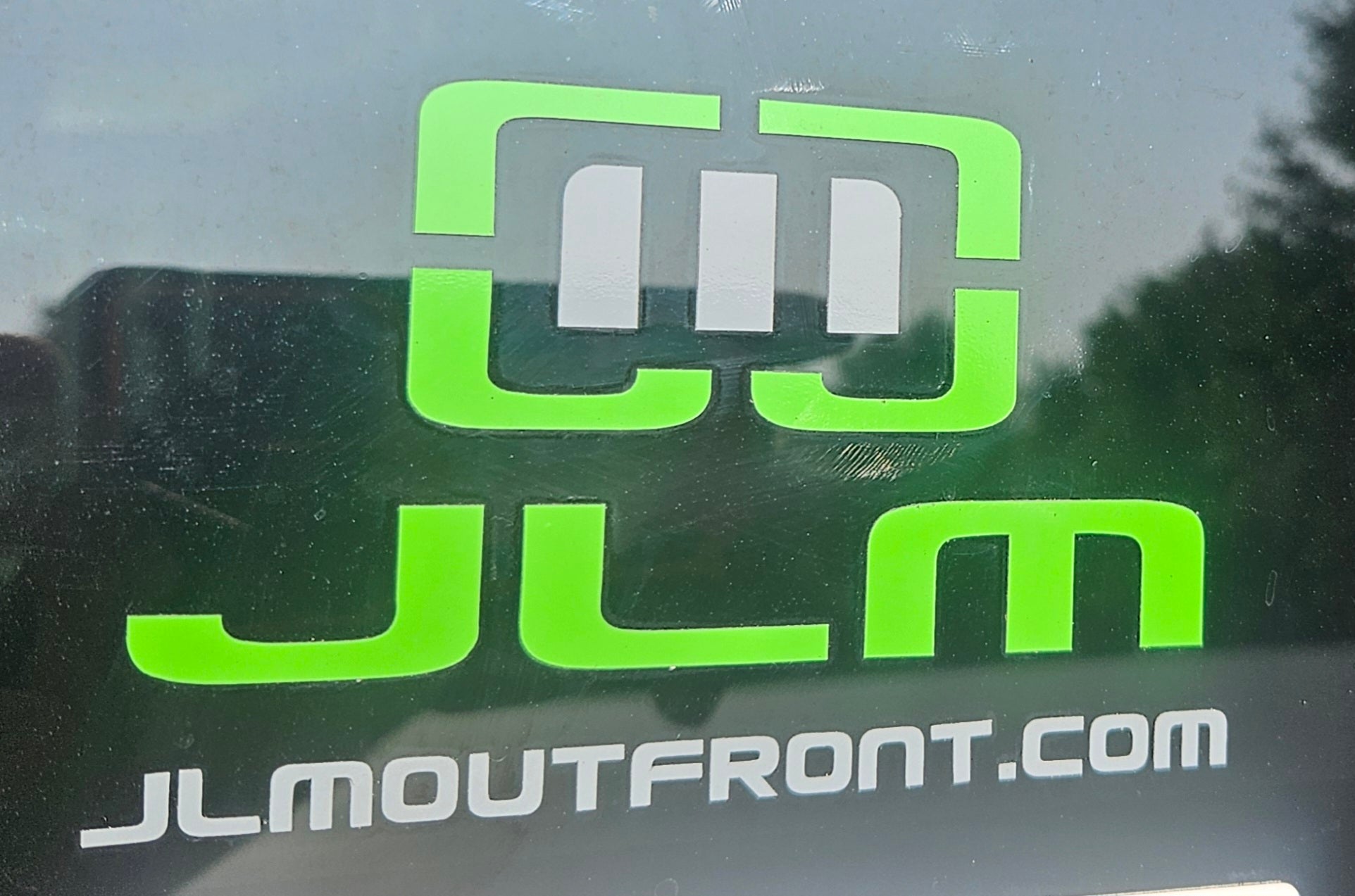 Two color Out-Front Decal, Square