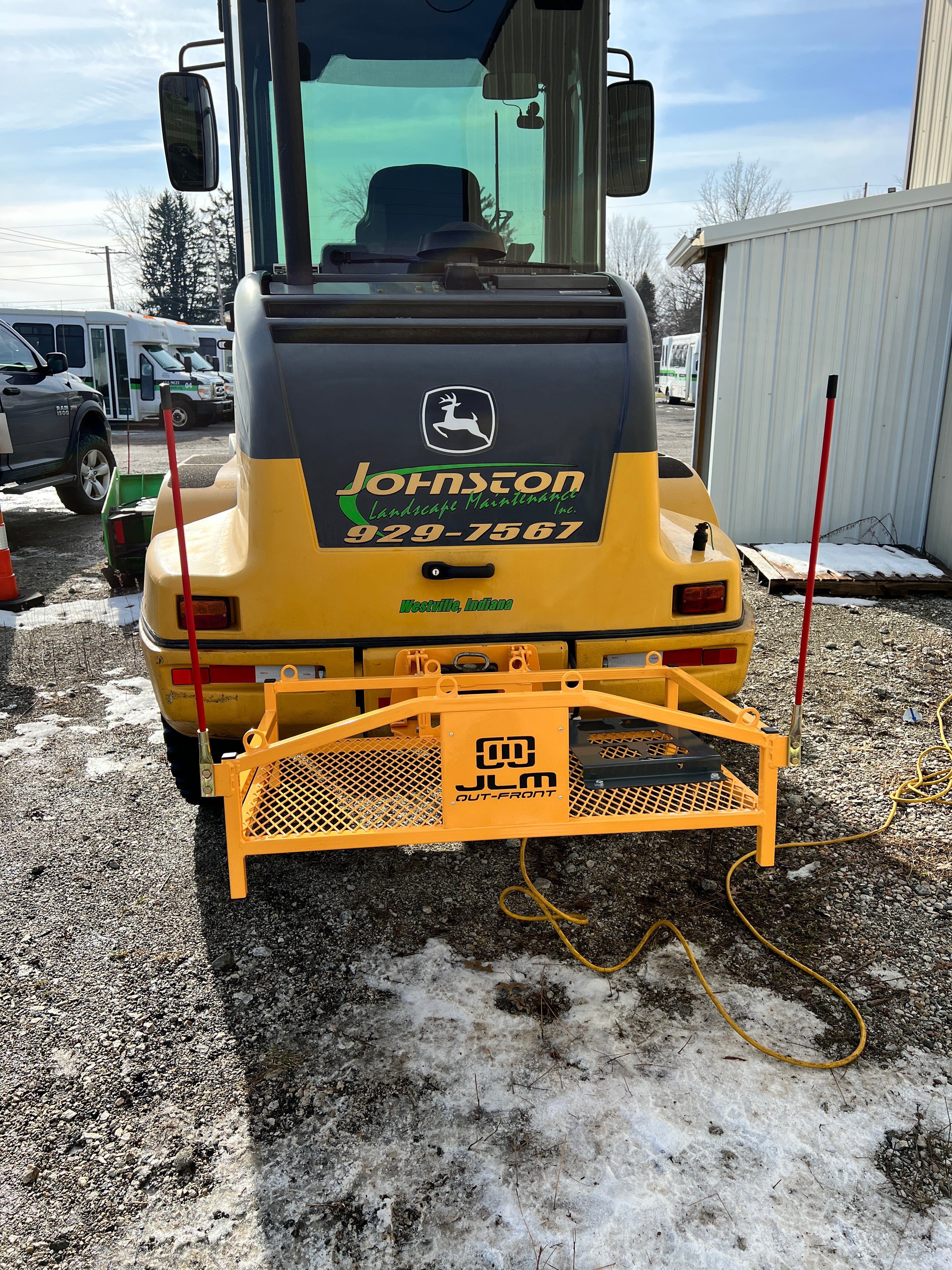 Rear Cargo Carrier for Compact Wheel Loaders - 0