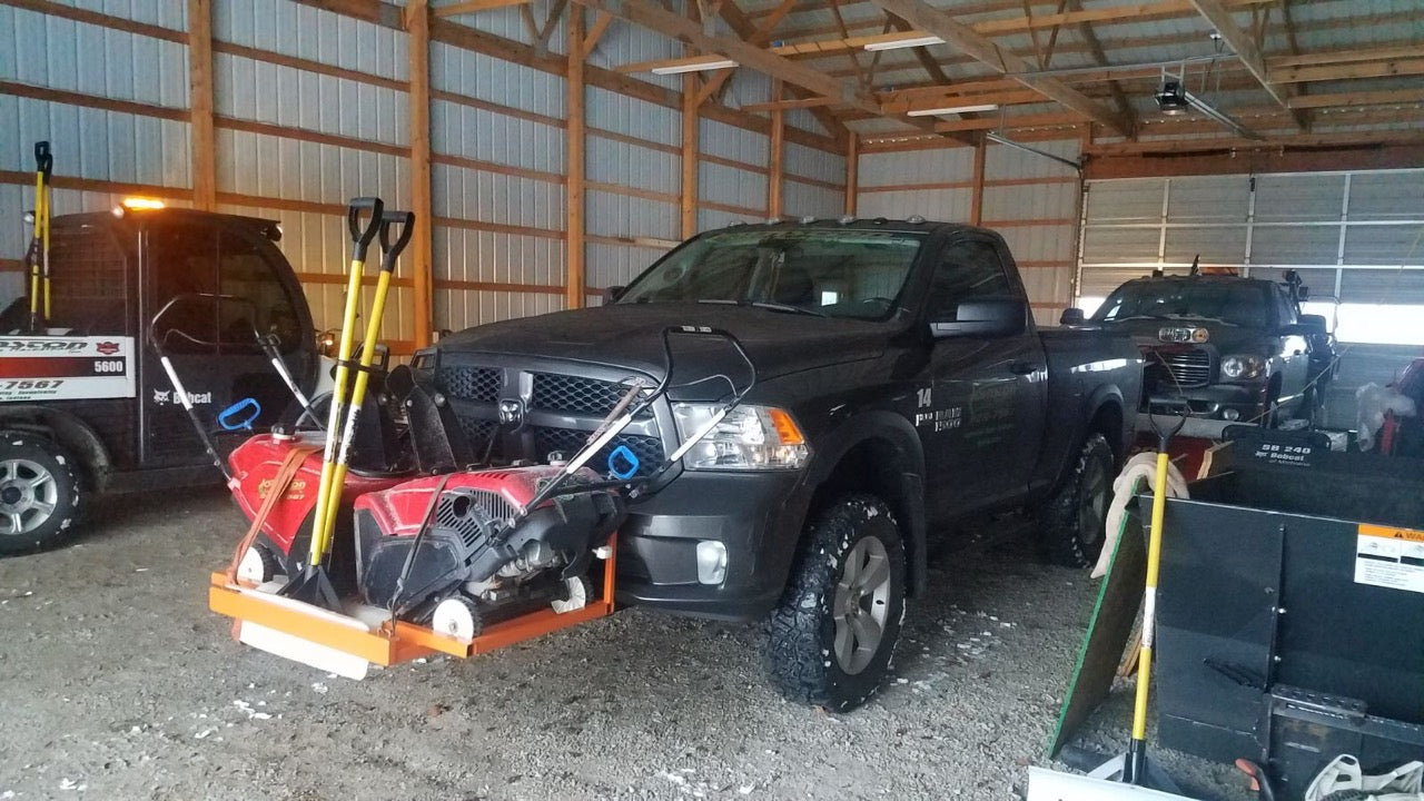 Hook On Double Snow Blower Carrier